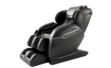 electric massage chair realistic on transparent background