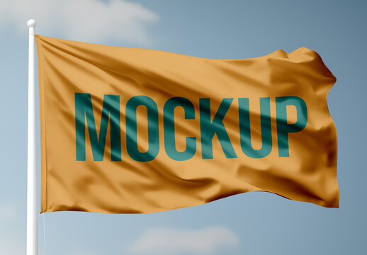 Flag Mockup Generated with AI