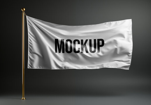 Flag Mockup Generated with AI