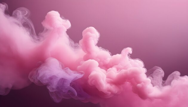 Pink smoke background, mist pink purple, free space cloud wave wallpaper 4k background  created with generative ai