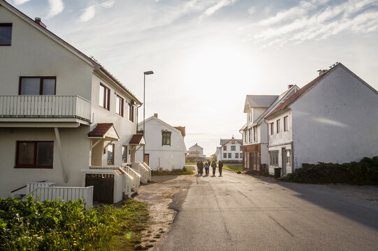Urban landscape image of Norwegian village. Norway