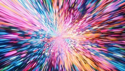 Colorful explosion background moving