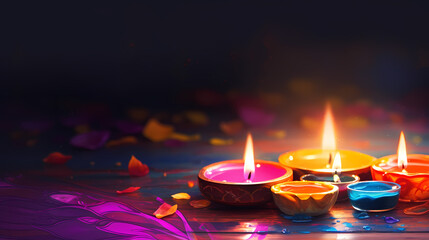 Colorful powder background, Indian festival Holi