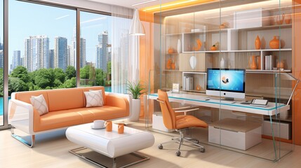 Modern White Apartment Interior Design