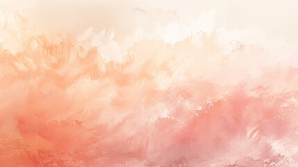 Beige Watercolor Whispers Experience Tranquility with a Pastel Peach Fuzz Watercolor Background.