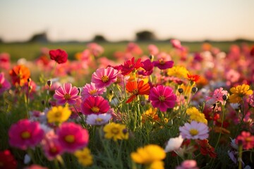 Obraz premium field of flowers. 