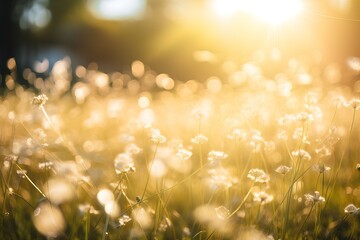 Obraz premium field of flowers. 