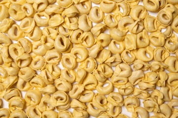 Frische Tortellini Nahaufnahme