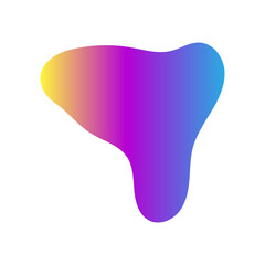 Abstract blurred gradient shapes