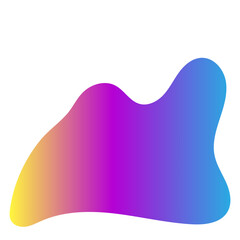 Abstract blurred gradient shapes