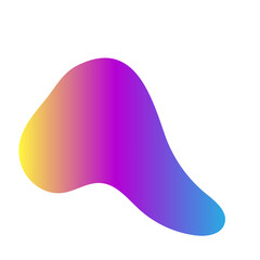 Abstract blurred gradient shapes