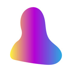 Abstract blurred gradient shapes