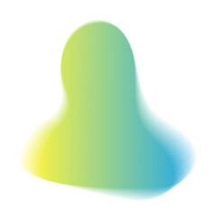 Abstract blurred gradient shapes