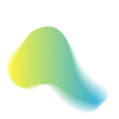 Abstract blurred gradient shapes