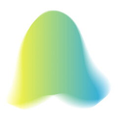 Abstract blurred gradient shapes