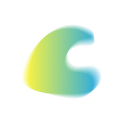 Abstract blurred gradient shapes