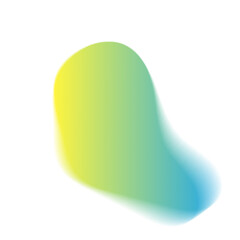 Abstract blurred gradient shapes
