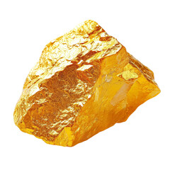 Golden Treasure Isolated on Transparent or White Background, PNG