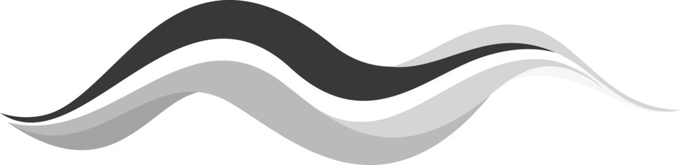 Logo in wave style. Vector file. Creative logo for business