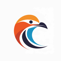 Bird Logo Against a White Background