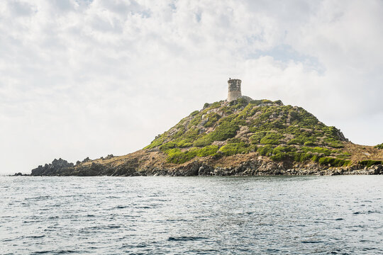 Mediterranean landscapes in summer. Corsica, France