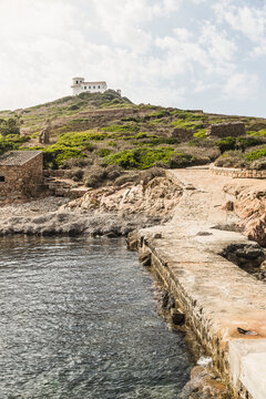 Mediterranean landscapes in summer. Corsica, France