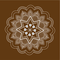 Decorate, semi circle, flower , simple , vector eps mandala template designs free download for your company.