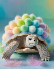 Fluffy turtle