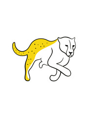 cheetah illustration logo vol 1
