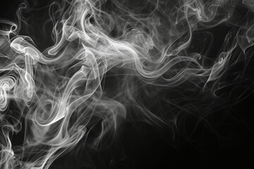 Obraz premium smoke on black