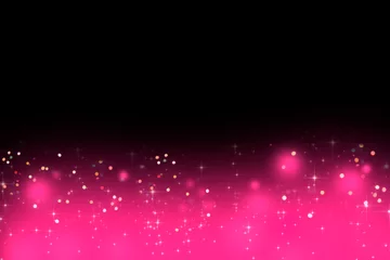Foto op Plexiglas ピンクと黒の幻想的な背景素材_キラキラ © Nii Koo Nyan