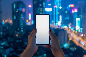 person using smartphone