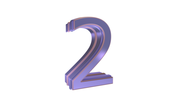 3d number 2