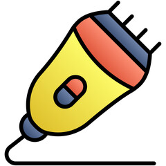 hair brush vector design.svg