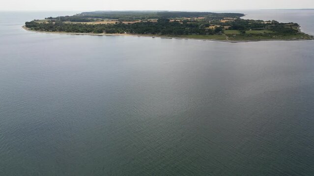sea at langeland island north denmark 