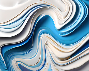 Tapeta abstrakcyjna do projektu, niebieski wzór w kształcie fal	