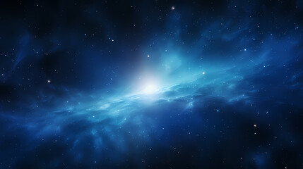 Fototapeta premium Space galaxy background, 3D illustration of nebulae in the universe