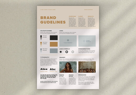 Brand Guidelines Poster