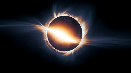 Obraz premium Space galaxy background, 3D illustration of nebulae in the universe