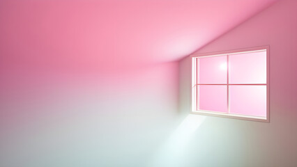 empty room with wall and window