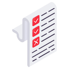 Perfect design icon of checklist