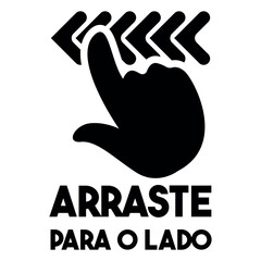 arraste para o lado, arraste pro lado, arrasta pro lado,