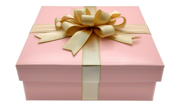 gift box isolated on transparent background