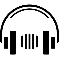 Headphones vector design icon.svg