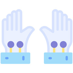 Wired Gloves vector design icon.svg