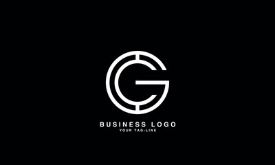 GC. CG. G. C. Abstract Letters Logo Monogram