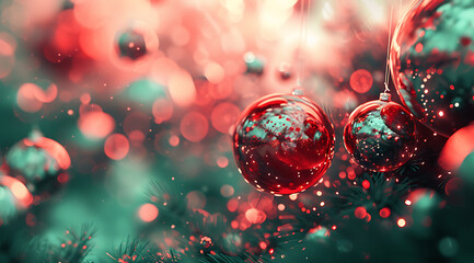 abstract christmas background in