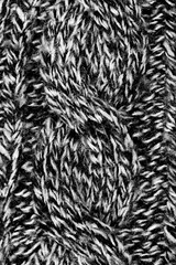 Black and white fabric texture background intricate patterns