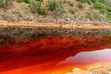 Vivid Strata and Cracked Earth at Rio Tinto