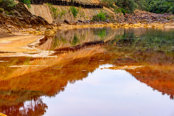 Vivid Strata and Cracked Earth at Rio Tinto